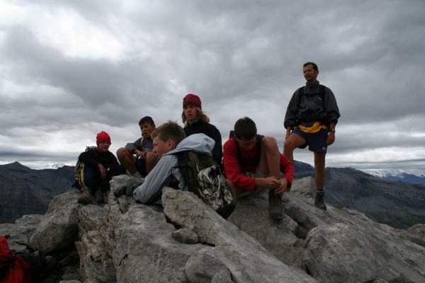 Camp d'été dans les Alpes (août 2005)