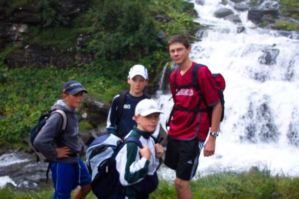 Camp d'été dans les Alpes (août 2005)