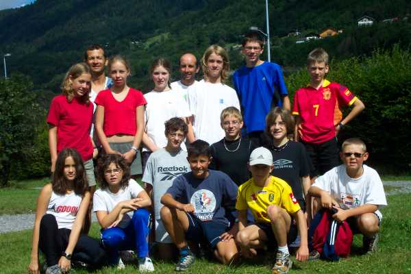 Camp d'été dans les Alpes (août 2005)