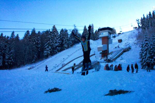 Le saut à ski à Chaux-Neuve