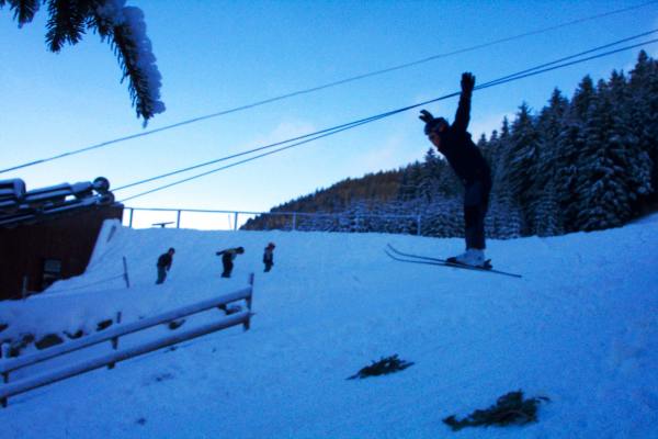 Le saut à ski à Chaux-Neuve