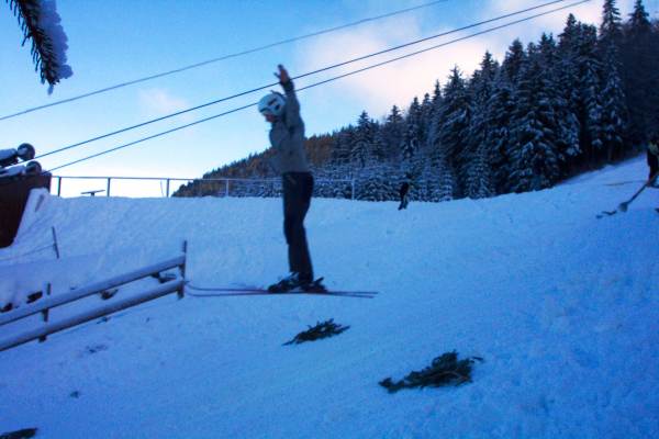 Le saut à ski à Chaux-Neuve