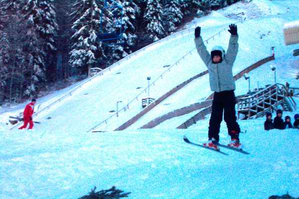 Le saut à ski à Chaux-Neuve