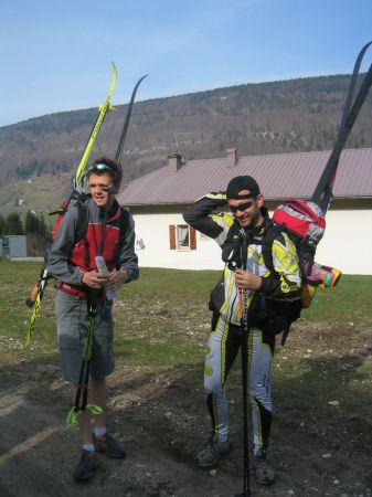 Le raid dans le Jura en avril 2006