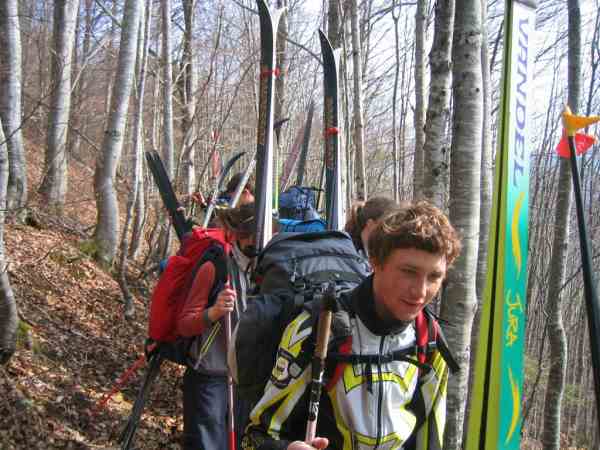Le raid dans le Jura en avril 2006