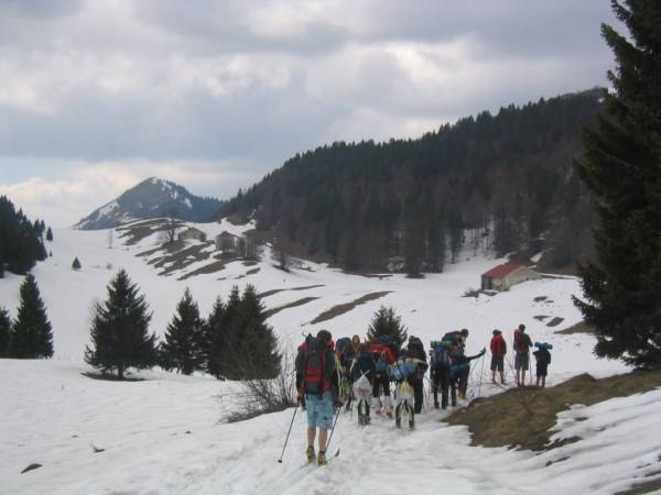 Le raid dans le Jura en avril 2006
