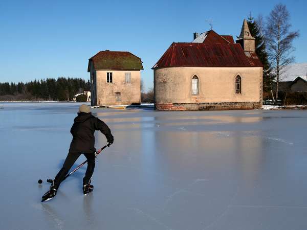 entrainement sur les tangs gels