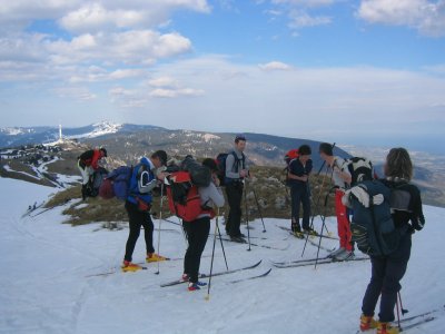 Arrivée au Colomby de Gex